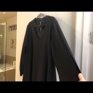 Ladies 3X Black cocktail Dress NEVER worn